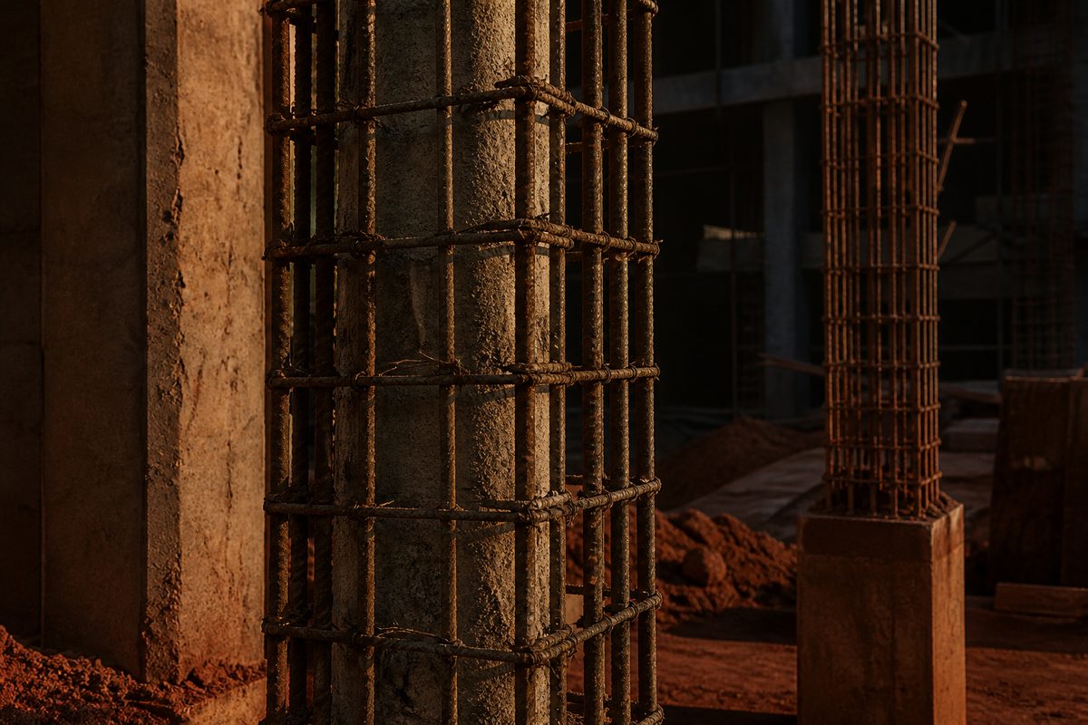 Reinforcement cages and concrete columns