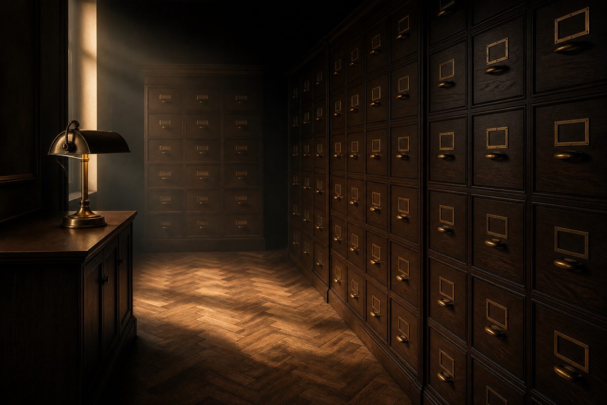 Archive room, asset administration